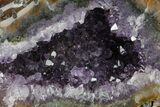 Amethyst Geode With Polished Face - Uruguay #151289-3